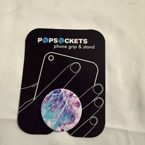 PopSocket Phone Grip - Purple and Blue Tie-Dye